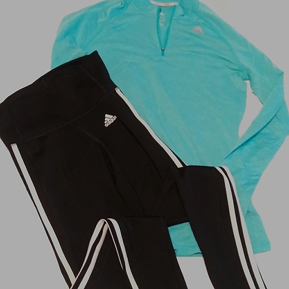 Addidas Zip Shirt Bundle workout